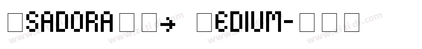IsadoraITC Medium字体转换